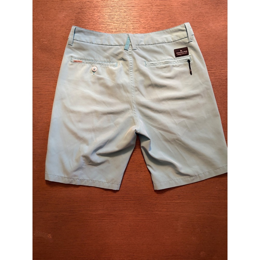 Quiksilver Amphibian Mens Hybrid Shorts Blue 4-Way Stretch Size 28 DryFlight - Picture 1 of 6